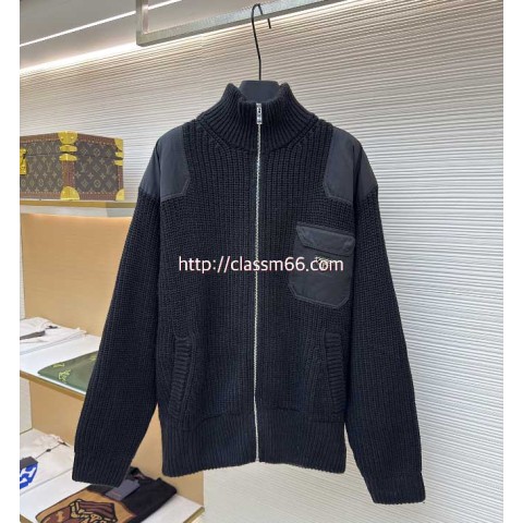 프라다 25 한정판 긴팔 니트 자켓 A13258