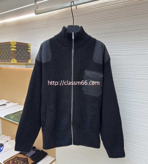 프라다 25 한정판 긴팔 니트 자켓 A13258