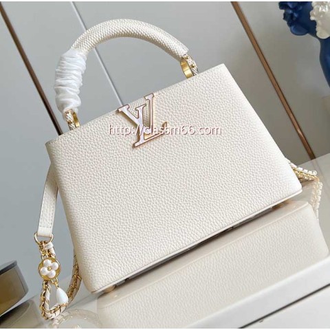 루이비통 25 한정판 M48865 Capucines BB 크로스백 가방 C5587