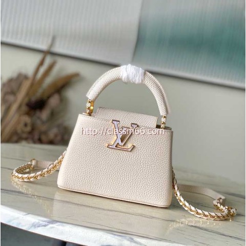 루이비통 25 한정판 M25611 Capucines Daydream 소가죽 카프스킨 크로스백 가방 C5591