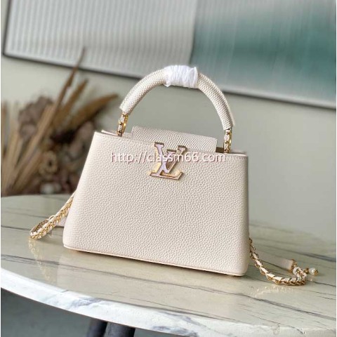 루이비통 25 한정판 M25611 Capucines Daydream 소가죽 카프스킨 크로스백 가방 C5592