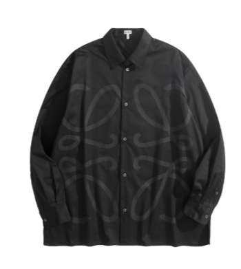 로에베 25 한정판 풀 로고 프린트 셔츠 A13284