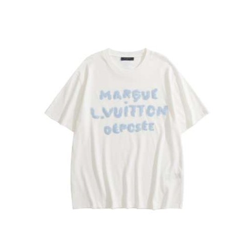 루이비통 25 한정판 로고 엠브로이더드 티셔츠 A13312