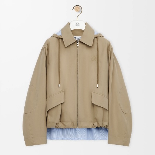 로에베 25 한정판 코튼 후드 파카 A13325