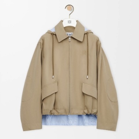 로에베 25 한정판 코튼 후드 파카 A13325