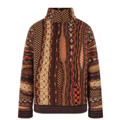 루이비통 25 한정판 NIGO 하프 집업 니트 A13326