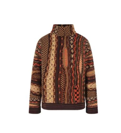 루이비통 25 한정판 NIGO 하프 집업 니트 A13326