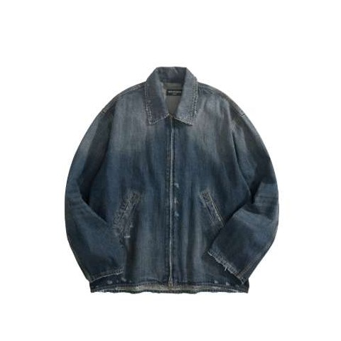 발렌시아가 25 한정판 지퍼 데님 자켓 A13337