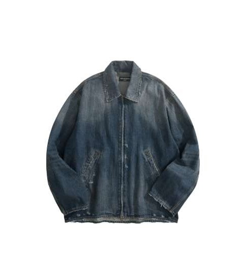 발렌시아가 25 한정판 지퍼 데님 자켓 A13337