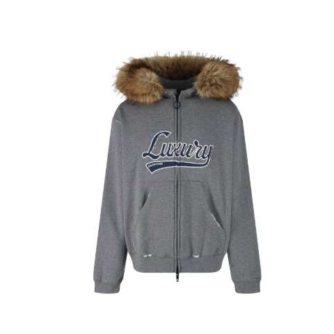 발렌시아가 25 한정판 스크립트 오버사이즈 집업 후디 A13349