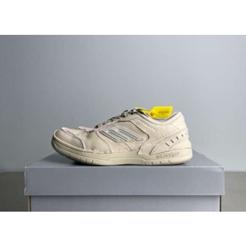 발렌시아가 25 한정판 남녀공용 Hamptons Worn-Out Sneake 베이지/옐로우r 햄튼스 원아웃 스니커즈 신발 B5270