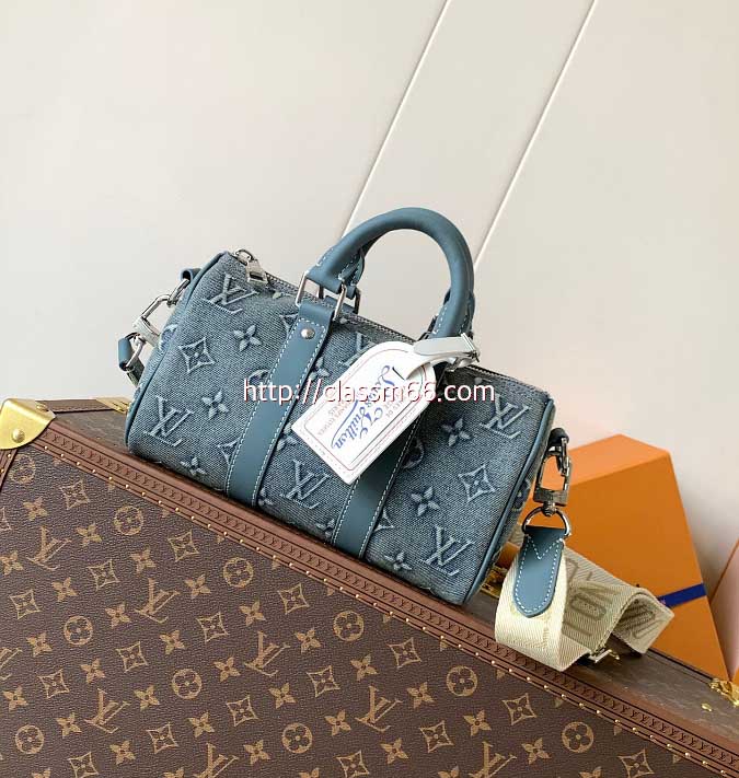 루이비통 25 한정판 M22762 Keepall Bandoulière 25 크로스백 가방 C5618