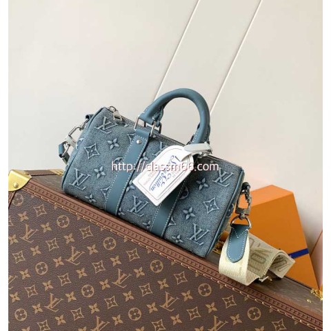 루이비통 25 한정판 M22762 Keepall Bandoulière 25 크로스백 가방 C5618
