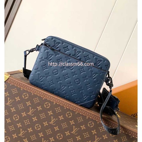 루이비통 25 한정판 Trio m46602 소가죽 카프스킨 크로스백 가방 C5624