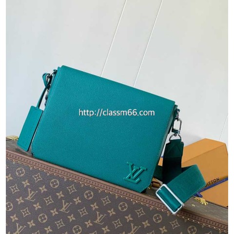 루이비통 25 한정판 Aerogram 소가죽 카프스킨 크로스백 가방 C5625