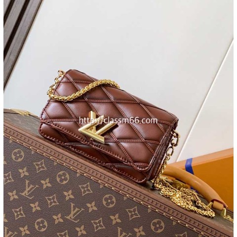 루이비통 25 한정판 Wallet On Chain Go-14 양가죽 램스킨 크로스백 가방 C5629