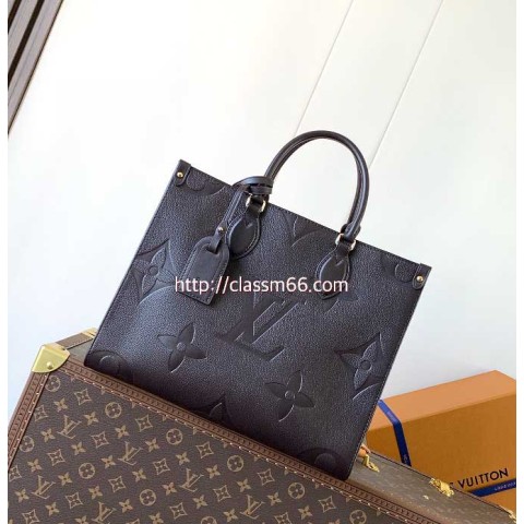 루이비통 25 한정판 OnTheGo 소가죽 카프스킨 크로스백 가방 C5636