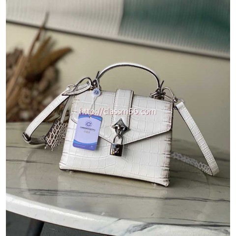 루이비통 25 한정판 N84714 Rose des Vents 소가죽 카프스킨 크로스백 가방 C5689