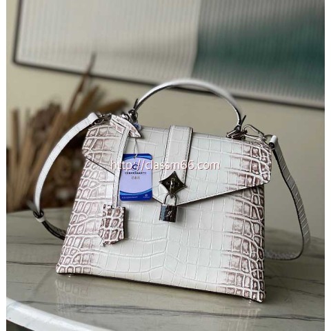 루이비통 25 한정판 N84714 Rose des Vents 소가죽 카프스킨 크로스백 가방 C5690