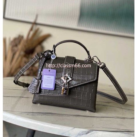 루이비통 25 한정판 N80432 Rose des Vents 소가죽 카프스킨 크로스백 가방 C5695