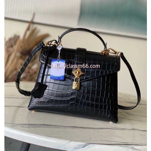 루이비통 25 한정판 N98925 Rose des Vents 소가죽 카프스킨 크로스백 가방 C5698