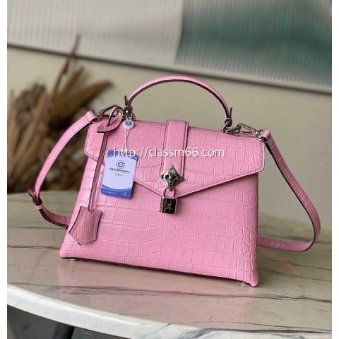 루이비통 25 한정판 N80432 Rose des Vents 소가죽 카프스킨 크로스백 가방 C5702