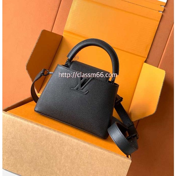 루이비통 25 한정판 M25256 Capucines mini 소가죽 카프스킨 크로스백 가방 C5706