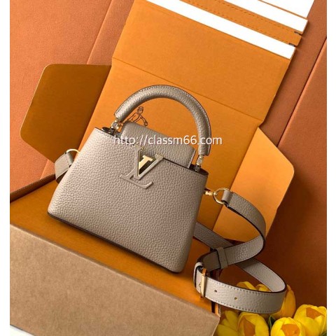 루이비통 25 한정판 M24729 Capucines 소가죽 카프스킨 크로스백 가방 C5720