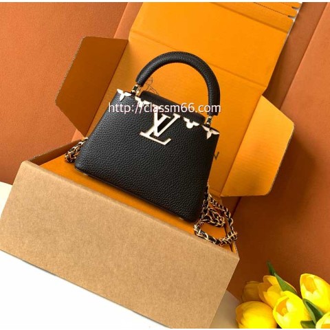 루이비통 25 한정판 M10167 Capucines Nano소가죽 카프스킨 크로스백 가방 C5742