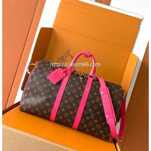루이비통 25 한정판 M13807 KEEPALL BANDOULÈRE 45 여행 가방 C5745