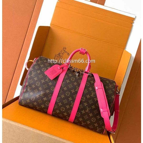 루이비통 25 한정판 M13807 KEEPALL BANDOULÈRE 45 여행 가방 C5745