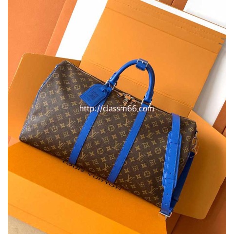 루이비통 25 한정판 M13808 KEEPALL BANDOULÈRE 50 여행 가방 C5750