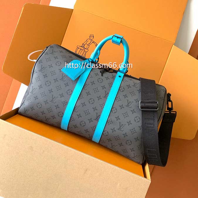 루이비통 25 한정판 M13807 KEEPALL BANDOULÈRE 45 여행 가방 C5751