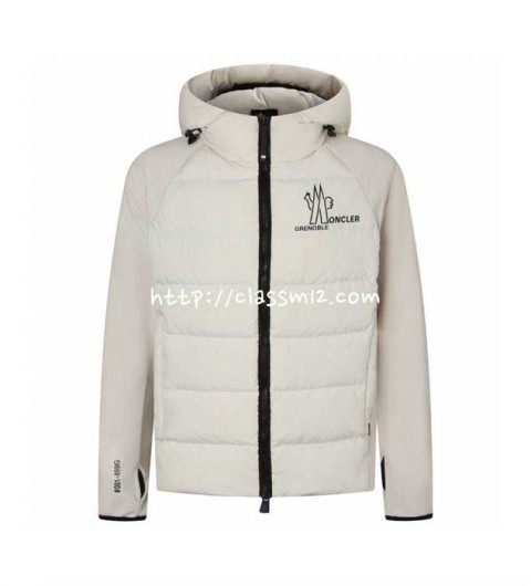 몽클레어 X 릭오웬스 25 한정판 거위털 긴팔 후드 패딩 자켓 A13354