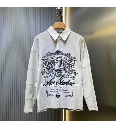 아크네 25 한정판 남녀공용 긴팔 티셔츠 A13361