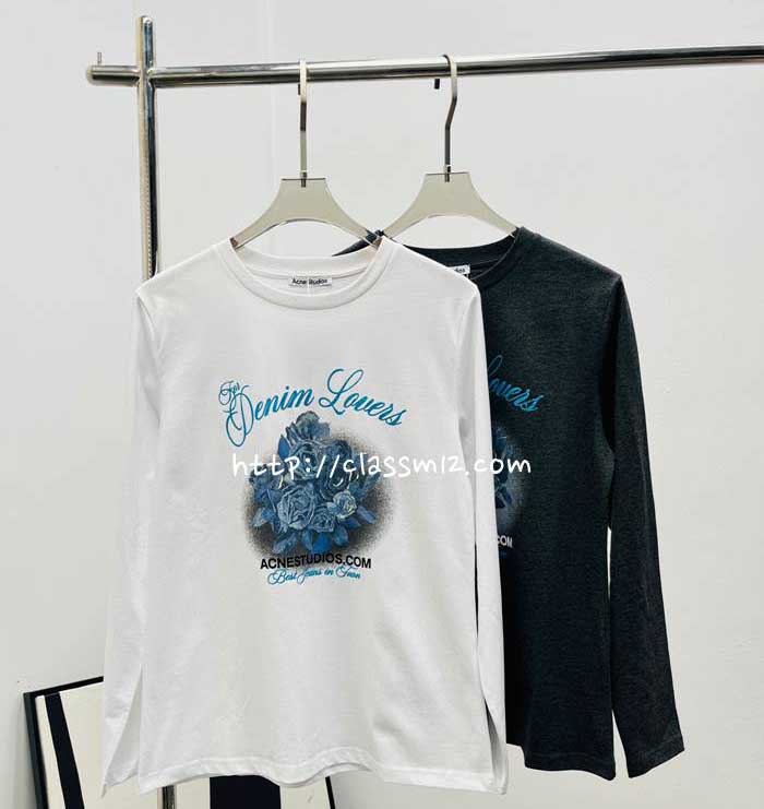 아크네 25 한정판 긴팔 티셔츠 A13365