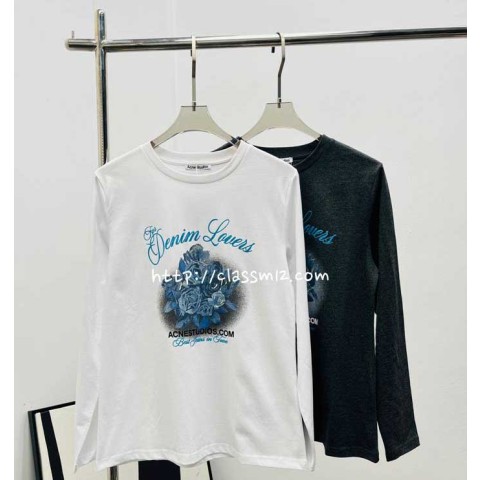 아크네 25 한정판 긴팔 티셔츠 A13365