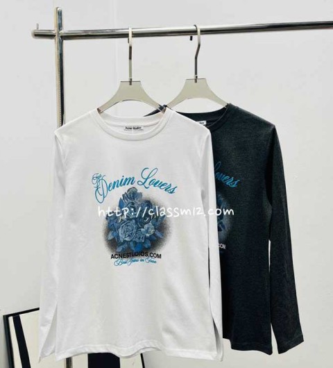 아크네 25 한정판 긴팔 티셔츠 A13365