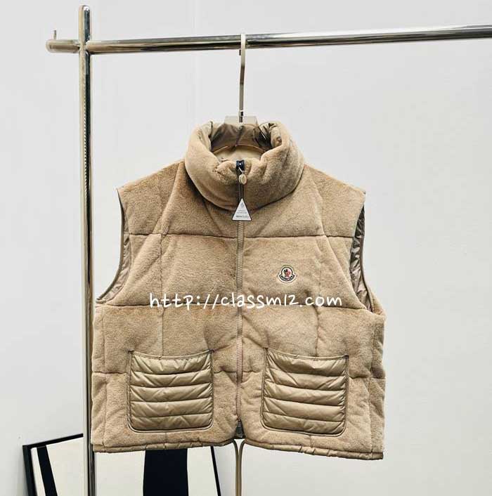 몽클레어 25 한정판 거위털 민소매 패딩 조끼 자켓 A13369