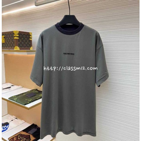 발렌시아가 25 한정판 양면 반팔 티셔츠 A13371