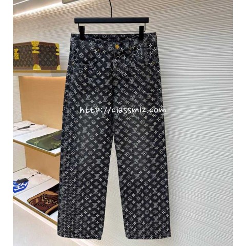 루이비통 25 한정판 청바지 긴바지 A13373