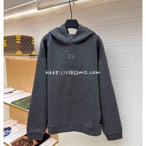 펜디 25 한정판 긴팔 후드 티셔츠 A13376