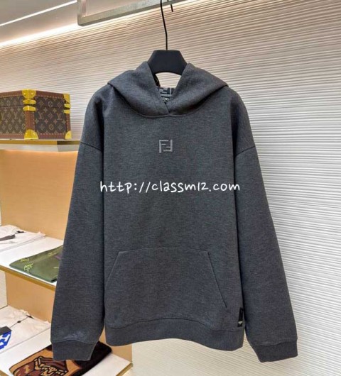 펜디 25 한정판 긴팔 후드 티셔츠 A13376