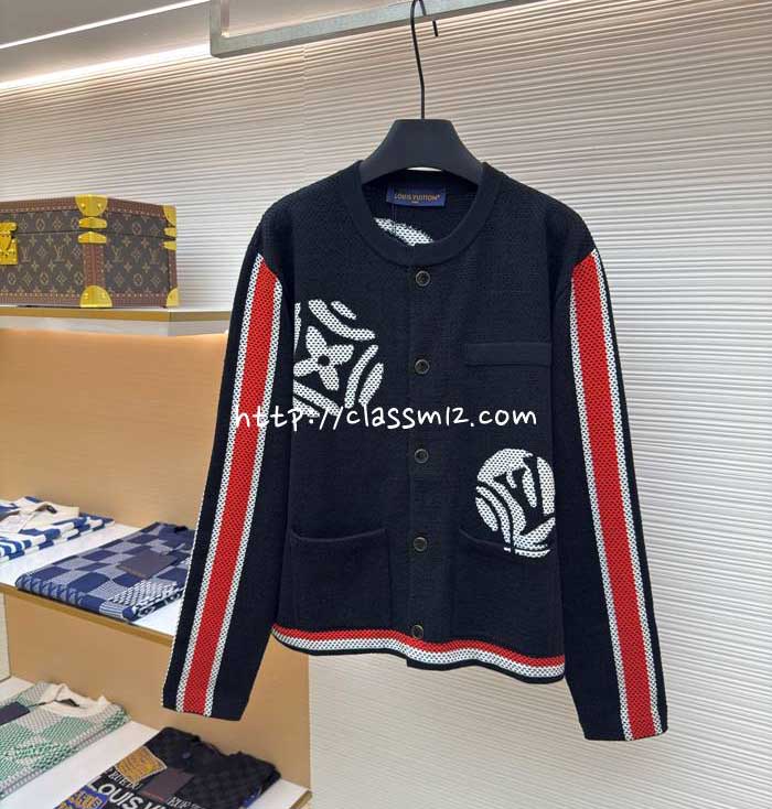 루이비통 25 한정판 남여공용 긴팔 가디건 A13378