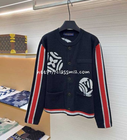 루이비통 25 한정판 남여공용 긴팔 가디건 A13378