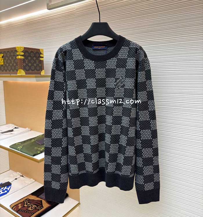 루이비통 25 한정판 남여공용 긴팔 니트 A13379