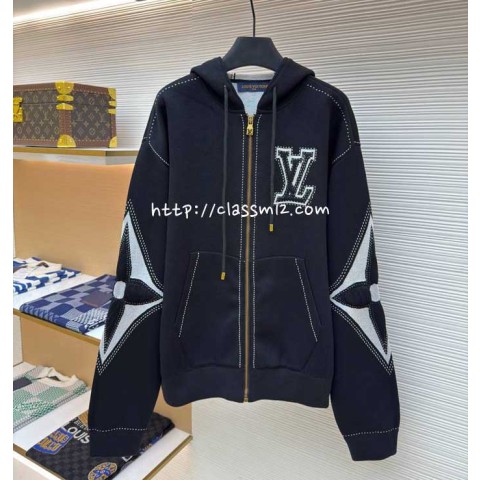 루이비통 25 한정판 남여공용 긴팔 후드 자켓 A13380
