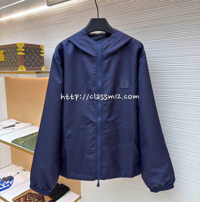 루이비통 25 한정판 양면 긴팔 후드 자켓 A13386