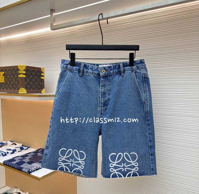 로에베 25 한정판 청바지 반바지 A13387