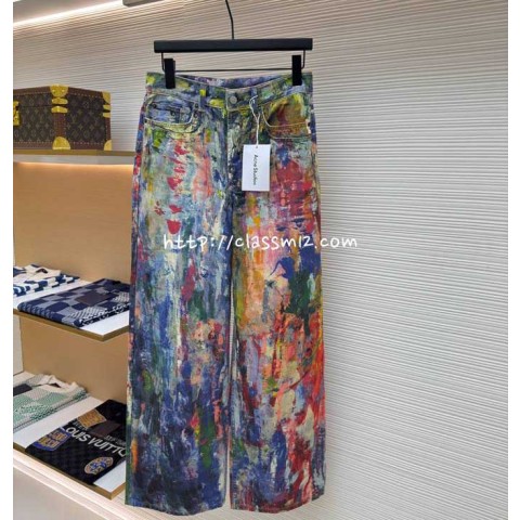 아크네 25 한정판 청바지 긴바지 A13397